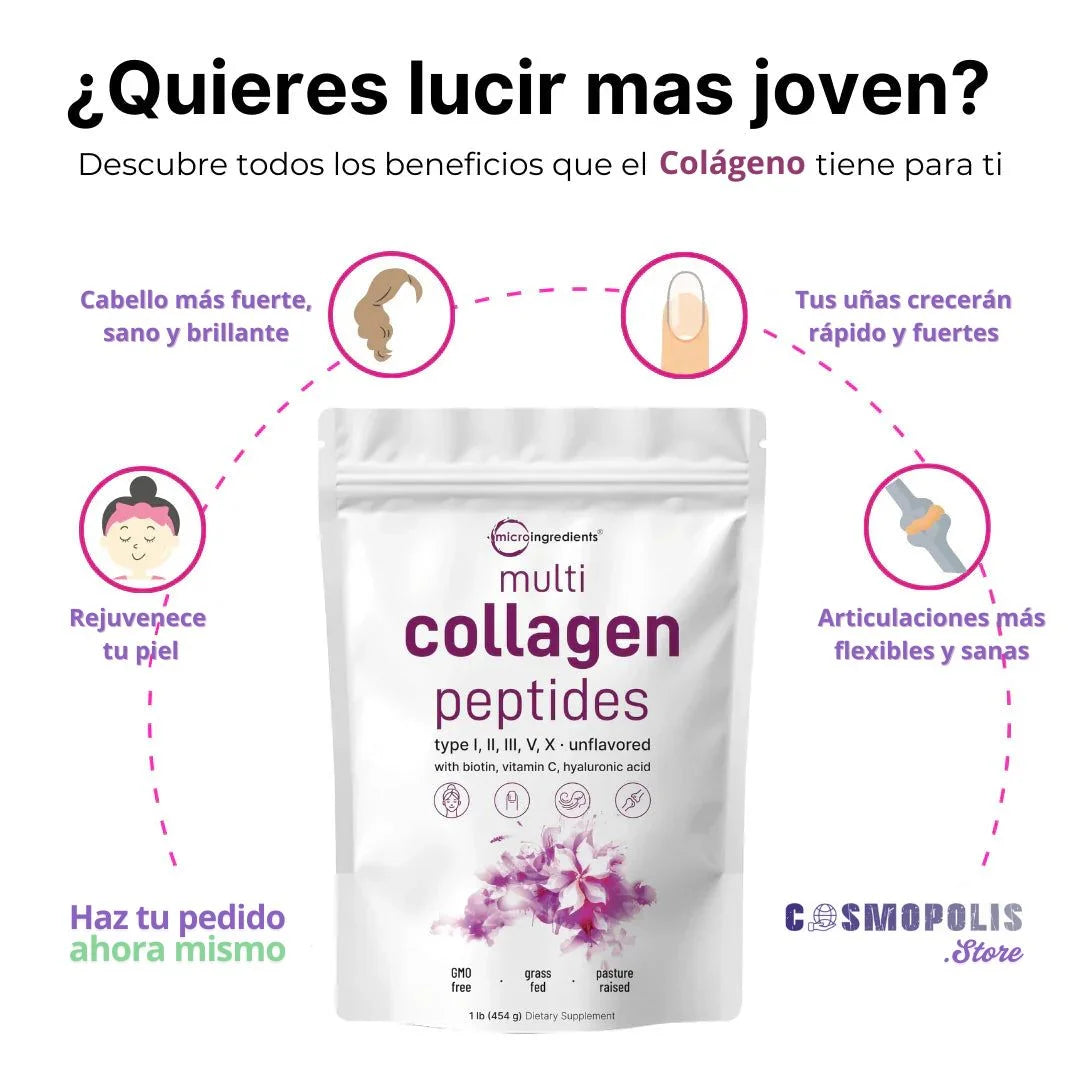 Microingredients® Multi Colágeno 7 en 1 - 459g