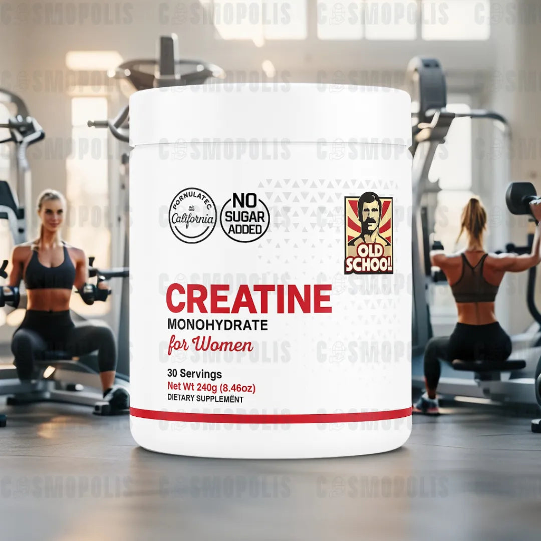 Creatina Monohidratada Pura para Mujeres + Colágeno. Fuerza y Cuidado Corporal Total