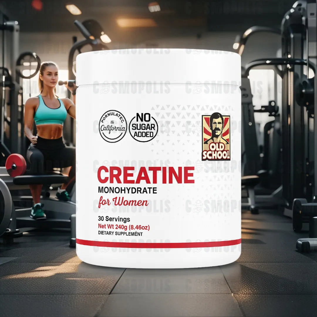 Creatina Monohidratada Pura para Mujeres + Colágeno. Fuerza y Cuidado Corporal Total