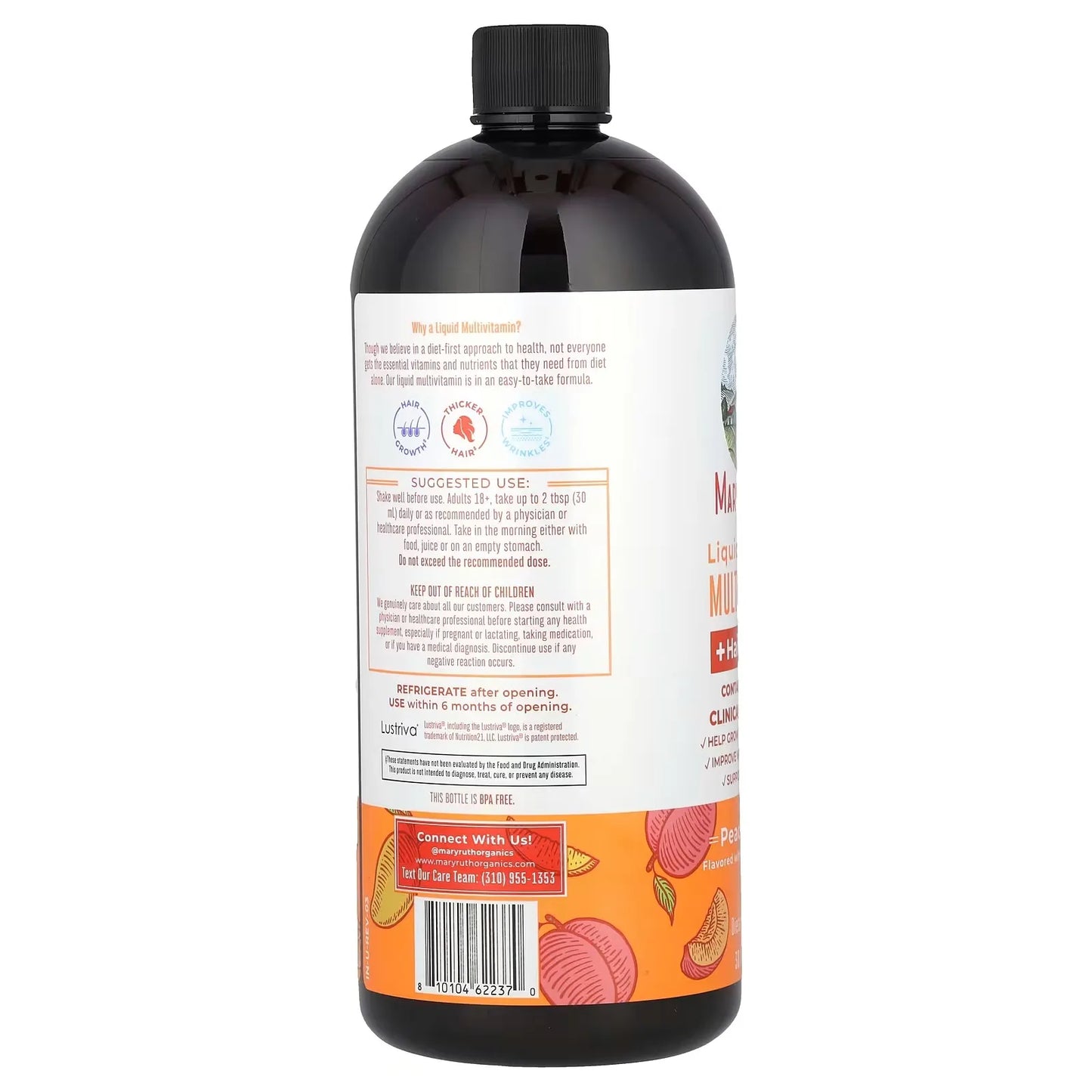 Mary Ruths Multivitamínico Matutino + Crecimiento del Cabello 887mL