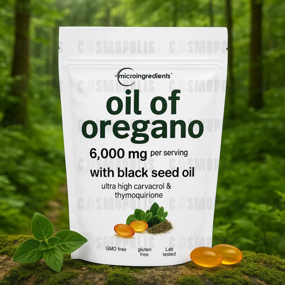 Aceite de Orégano + Comino Negro. 90 Cápsulas Blandas