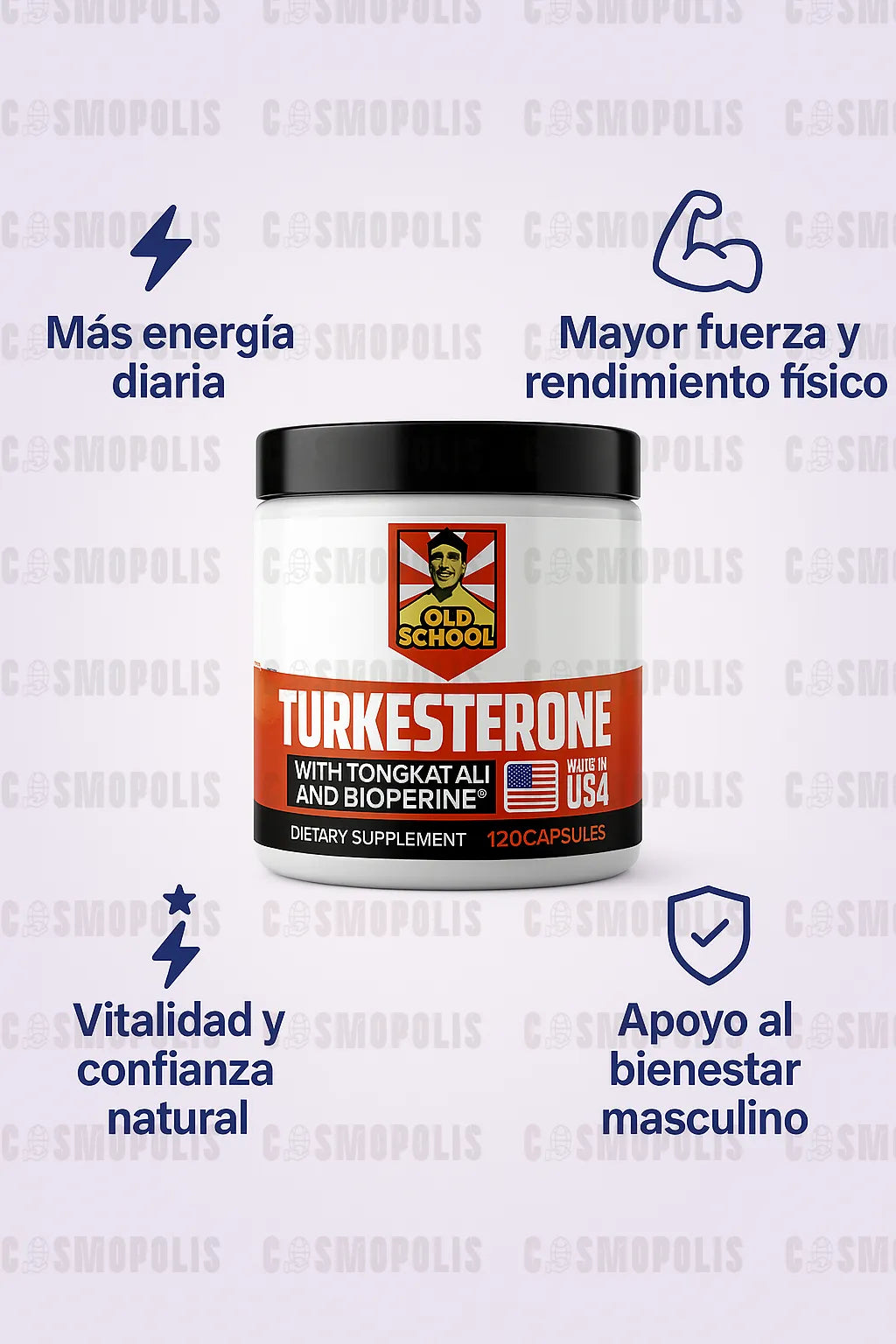 Turkesterone Old School - Despierta tu Vigor Interior