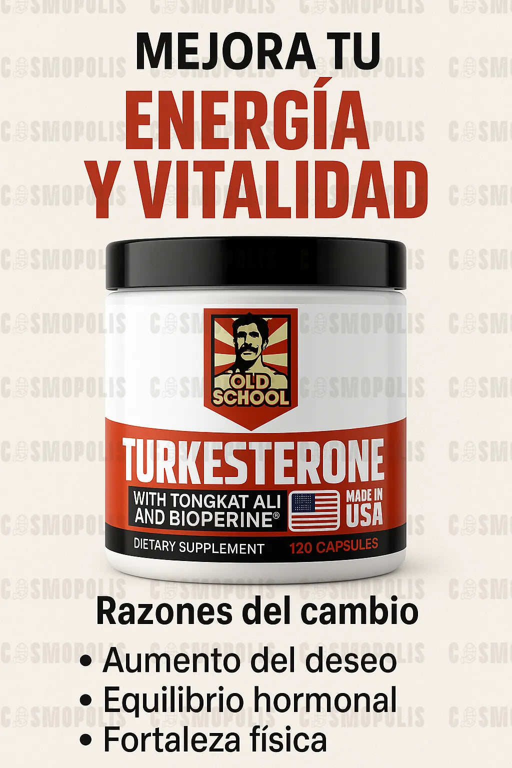 Turkesterone Old School - Despierta tu Vigor Interior