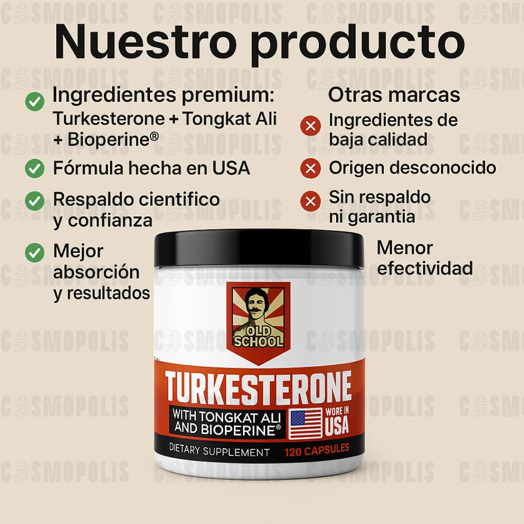 Turkesterone Old School - Despierta tu Vigor Interior