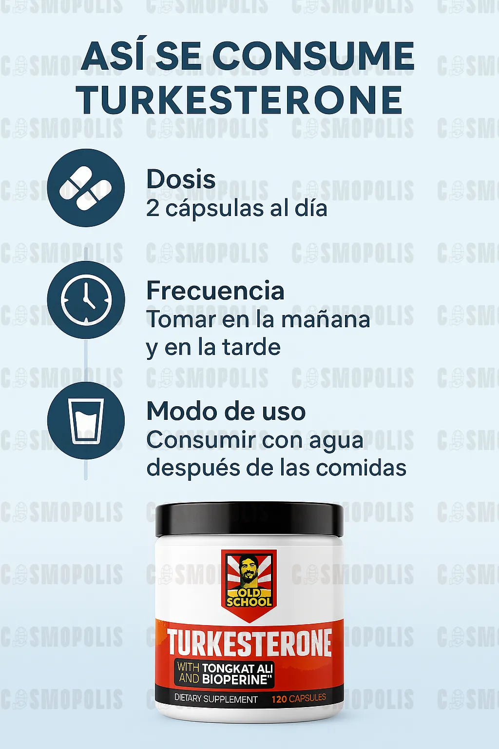 Turkesterone Old School - Despierta tu Vigor Interior